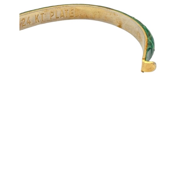 RARE Vintage 24K Gold Plated Gucci Italian Luxury Bracelet - Picture 5 of 7